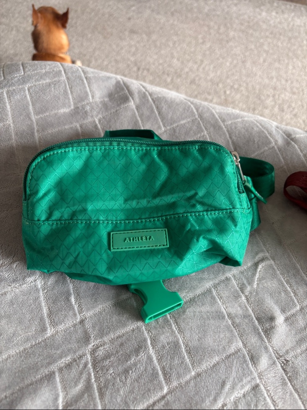 Athleta Teal Green Crossbody Waist Bag